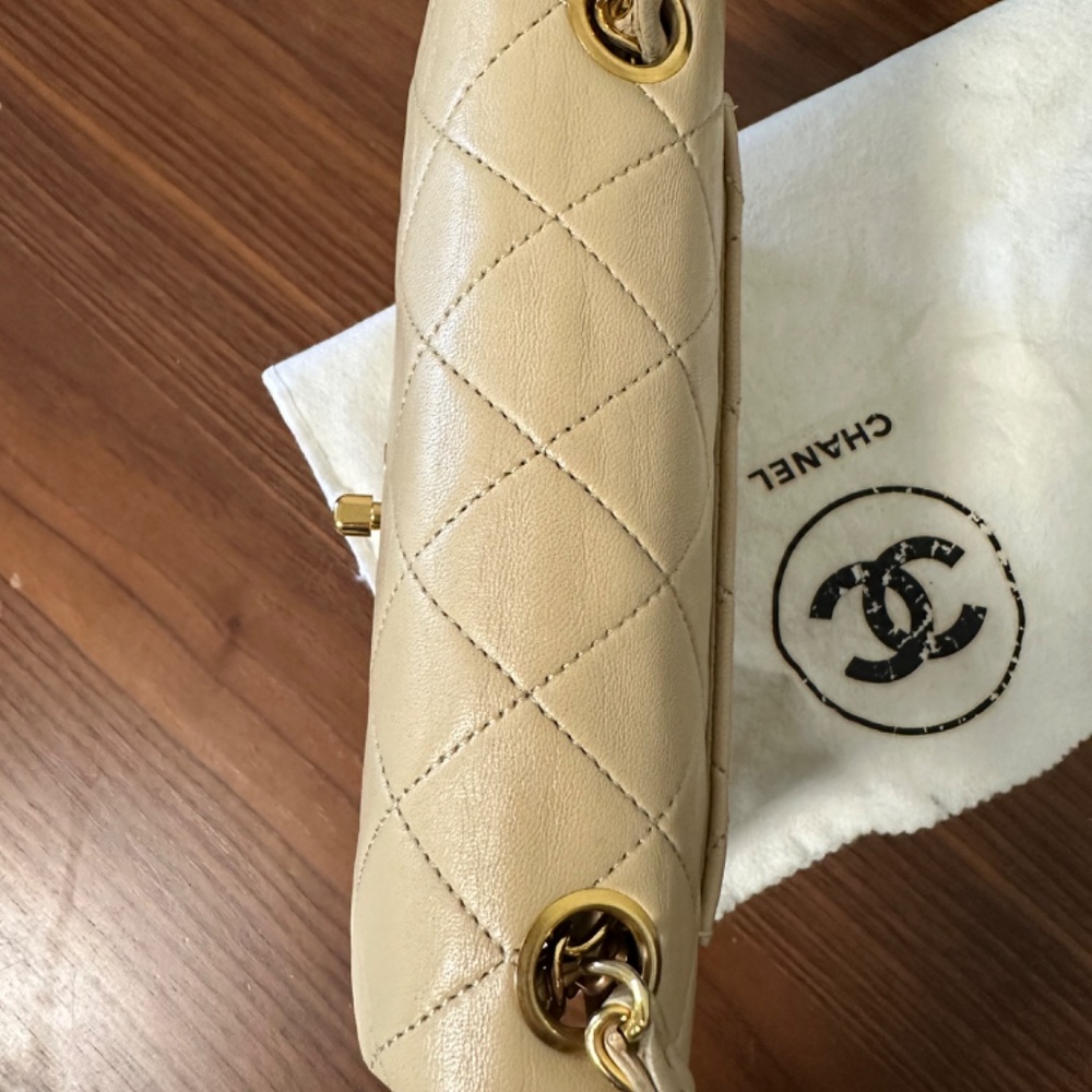 Chanel Vintage Mini Square Flap Quilted Lambskin - Picture 10 of 11